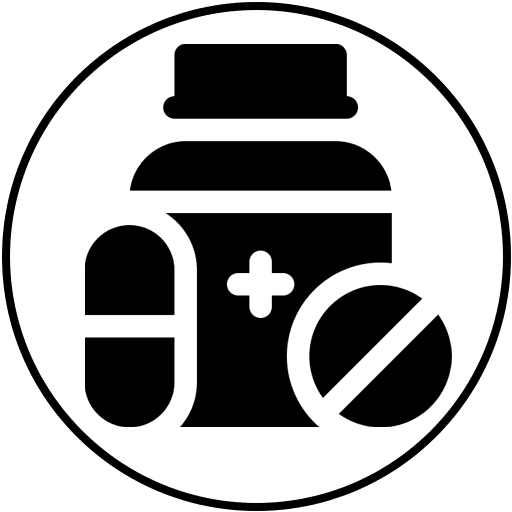 Icona nessun effetto collaterale